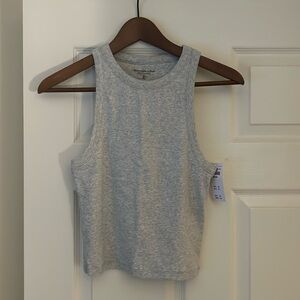 Ribbed Abercrombie grey tank